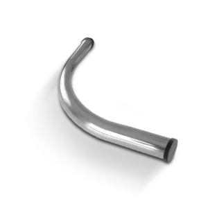 Baranda Curva 90 Grados Acero Inoxidable C/Regatones