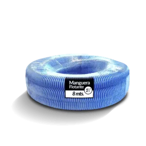 Rollo Manguera 8 MTS FLOT Cristal C/Terminales Ø 1 1/2"