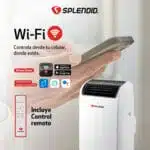 Aire acondicionado portátil 12000 BTU Frío/Calor WiFi Splendid - Imagen 9